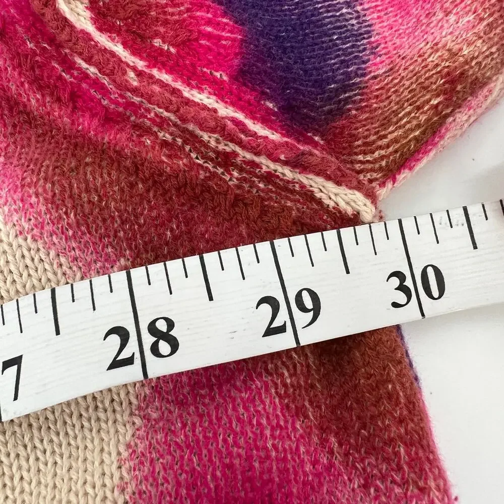 Natural Life Taylor Oversized Sweater in Sunrise Tie Dye Womens L/XL Multicolor - Picture 7 of 9